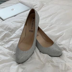 Silver heels